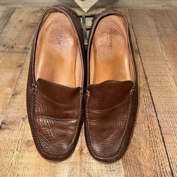 Lucchese Men\'s Whiskey Florence Buffalo After-ride Driving Moccasins Size 13W